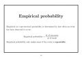 What Is Empirical Probability